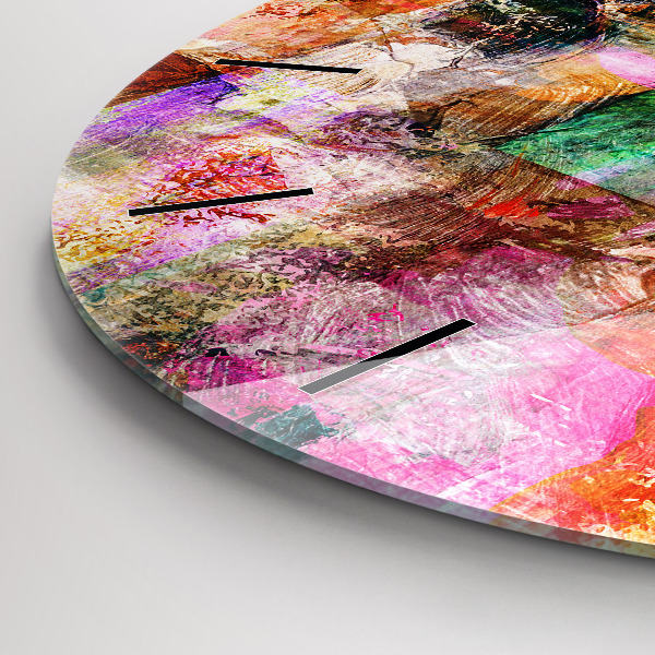 Orologio rotondo Composizione astratta