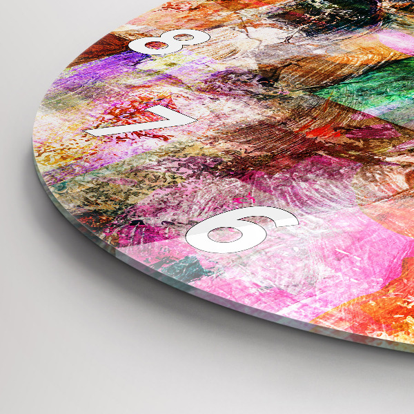 Orologio rotondo Composizione astratta