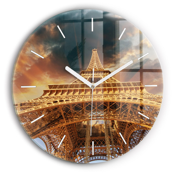 Orologio rotondo Torre Eiffel