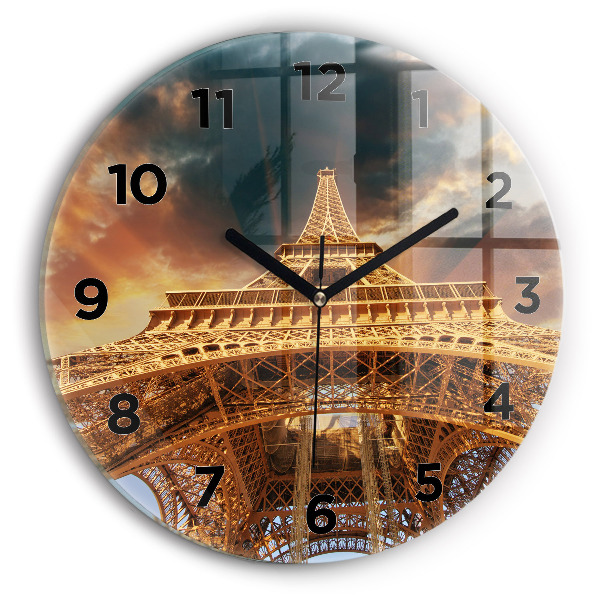 Orologio rotondo Torre Eiffel