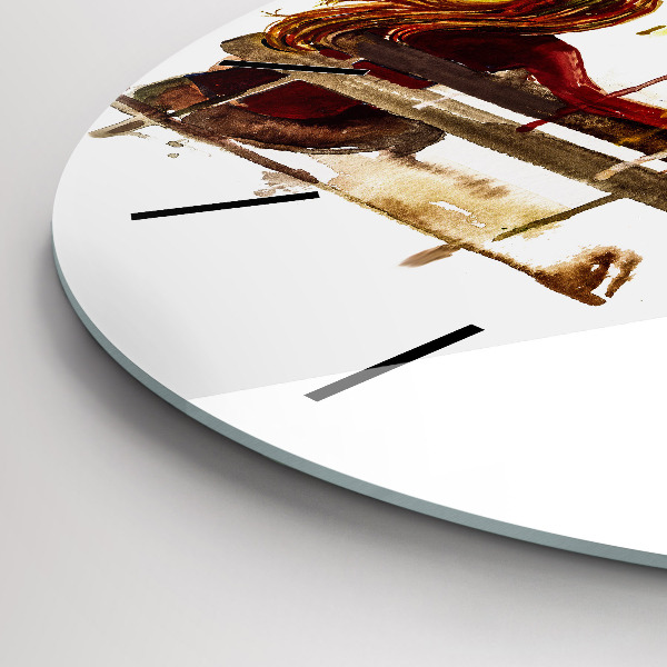 Orologio rotondo Paesaggio autunnale