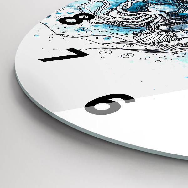 Orologio rotondo Vita dei pesci sottomarini