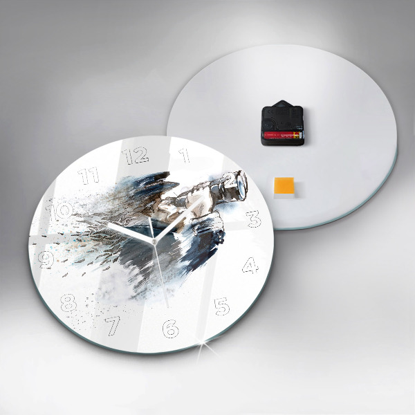 Orologio rotondo Capitano con binocolo