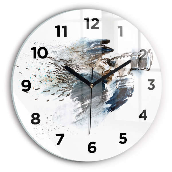 Orologio rotondo Capitano con binocolo