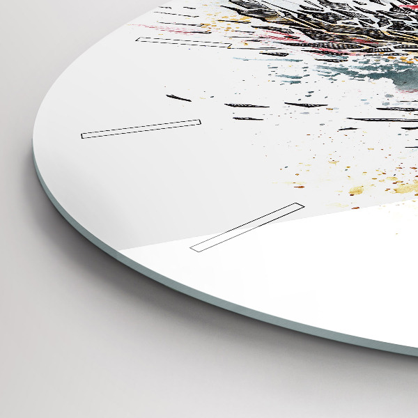 Orologio rotondo Un guerriero a caccia