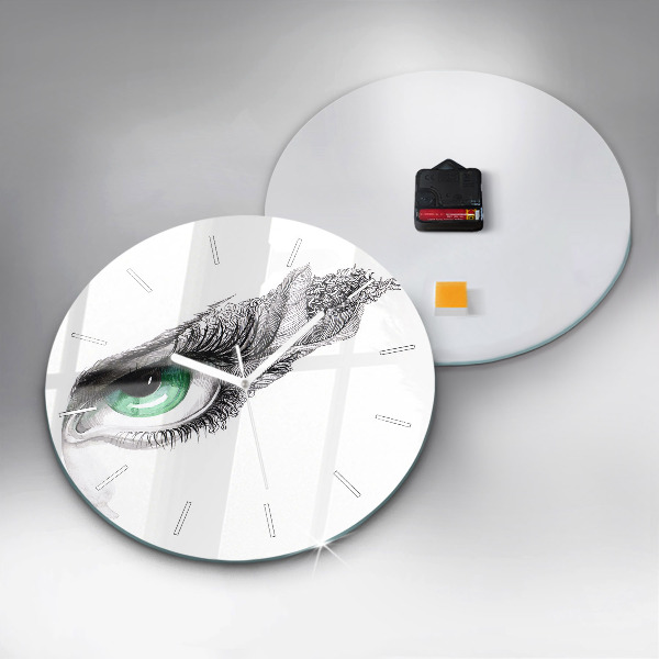 Orologio rotondo Astrazione dell'occhio umano