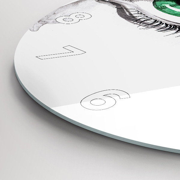 Orologio rotondo Astrazione dell'occhio umano