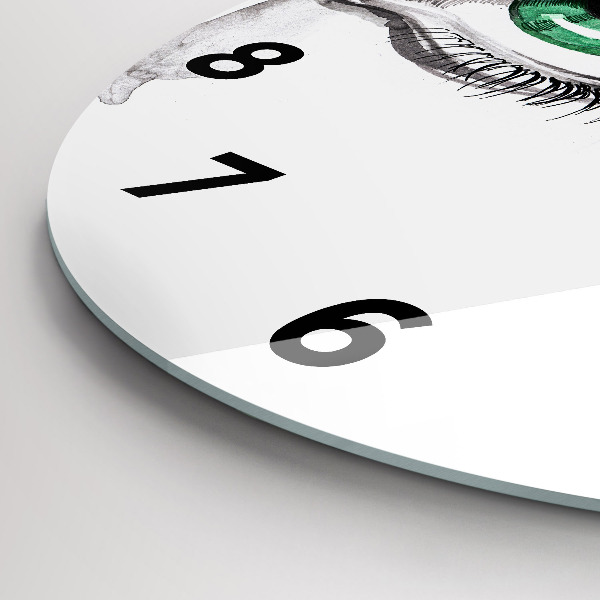 Orologio rotondo Astrazione dell'occhio umano