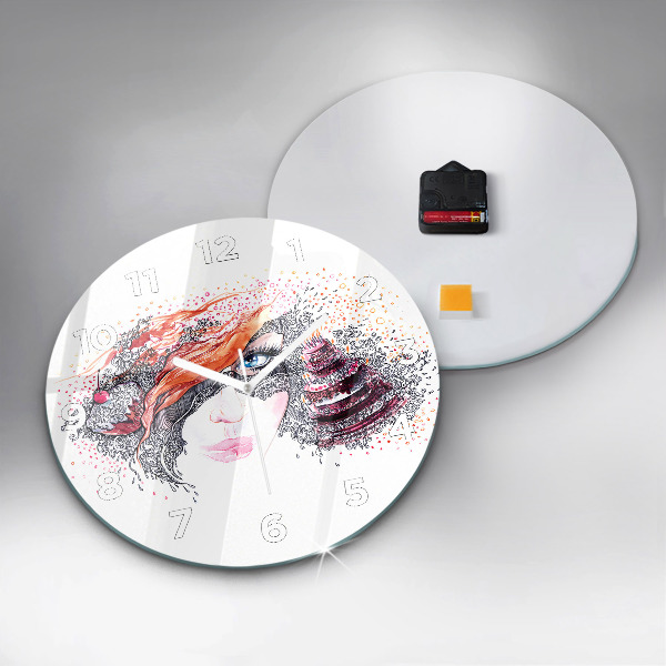 Orologio rotondo Dolce donna con torta