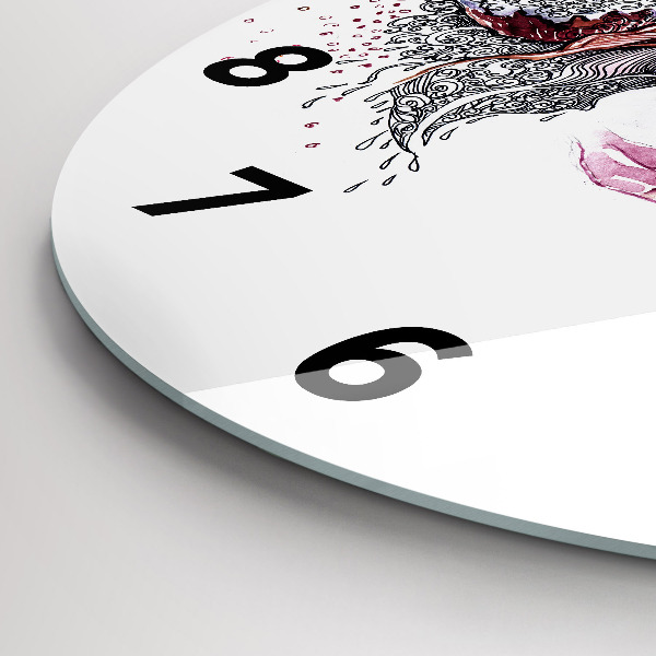 Orologio rotondo Dolce donna con torta