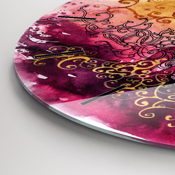 Orologio rotondo Coppia innamorata ad acquerello