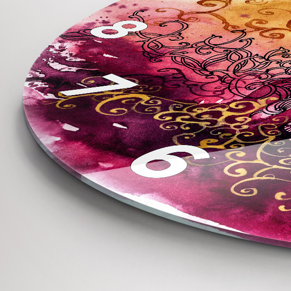 Orologio rotondo Coppia innamorata ad acquerello