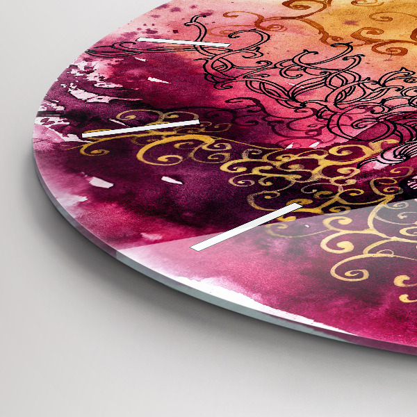 Orologio rotondo Coppia innamorata ad acquerello