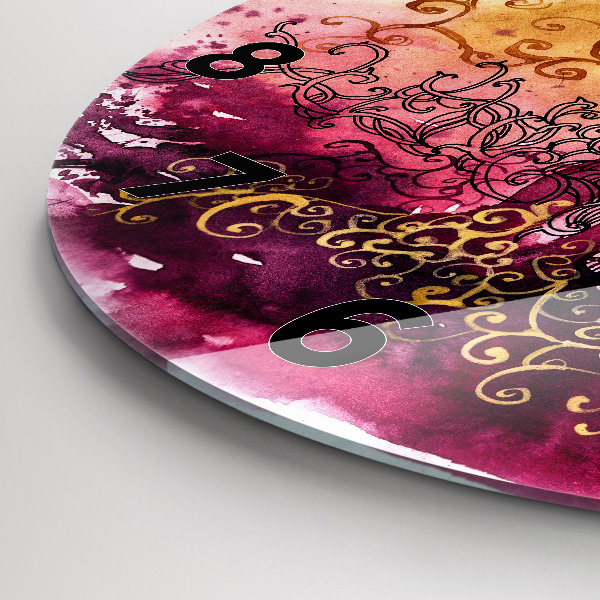 Orologio rotondo Coppia innamorata ad acquerello