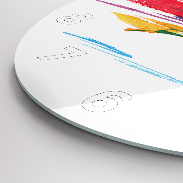 Orologio rotondo Illustrazione del corridore