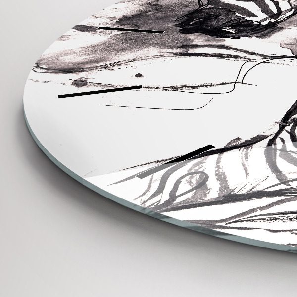 Orologio rotondo Donna e zebre