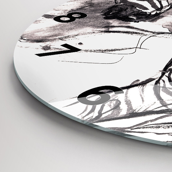 Orologio rotondo Donna e zebre