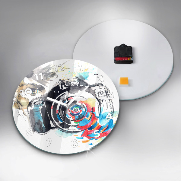 Orologio rotondo Fotografa donna