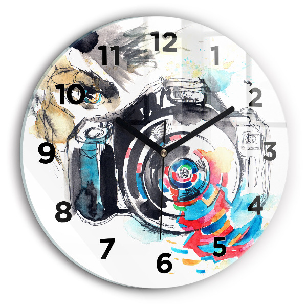 Orologio rotondo Fotografa donna
