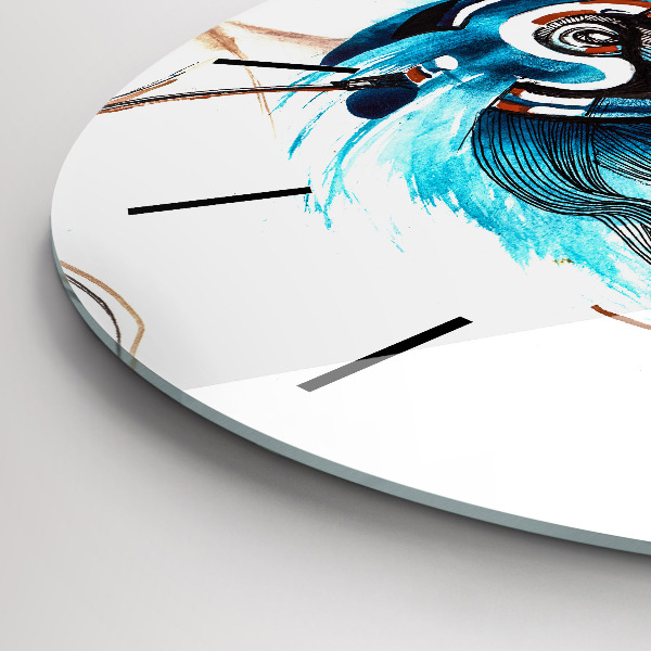 Orologio rotondo Illustrazione di un telefono cellulare