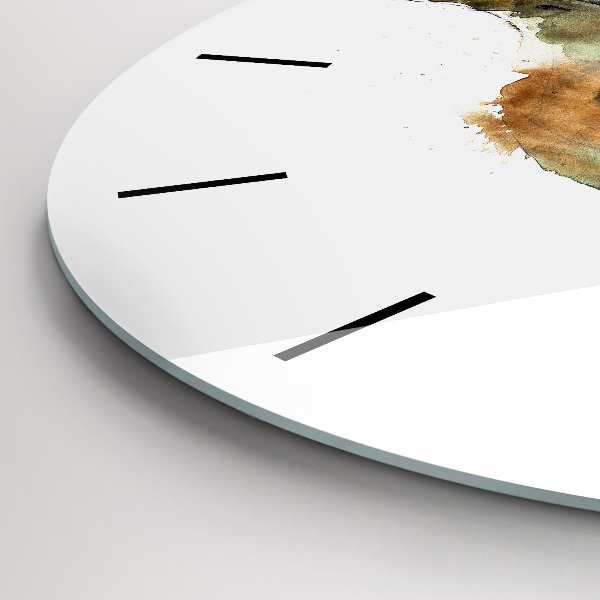 Orologio rotondo L'uccello e il libro