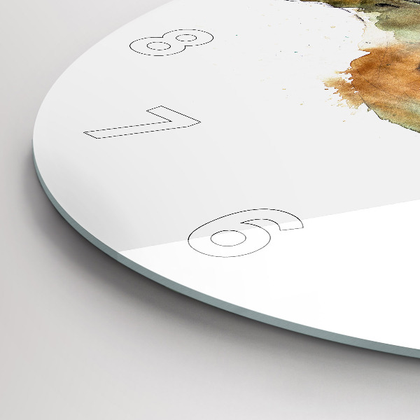 Orologio rotondo L'uccello e il libro