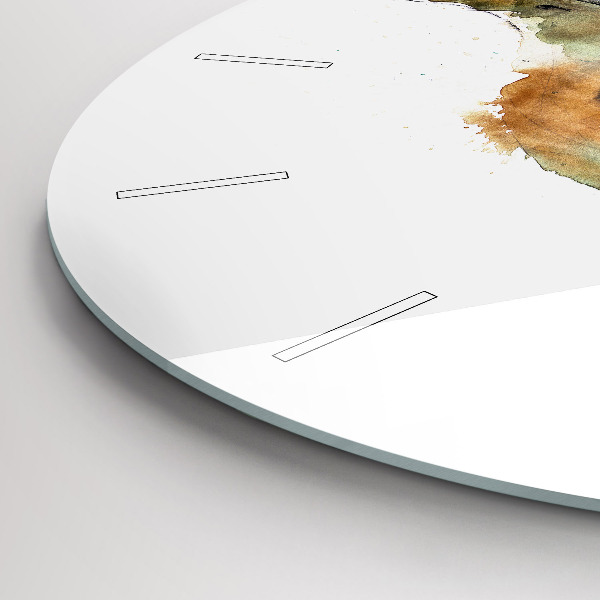 Orologio rotondo L'uccello e il libro