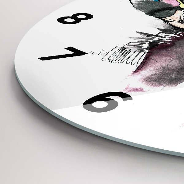 Orologio rotondo Estratto di alce