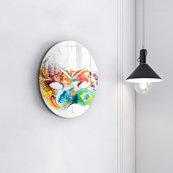 Orologio rotondo Cultura - Bandiera brasiliana