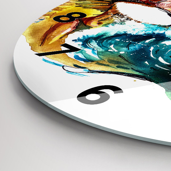 Orologio rotondo Cultura - Bandiera brasiliana