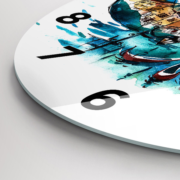 Orologio rotondo Italia - Gondola Veneziana