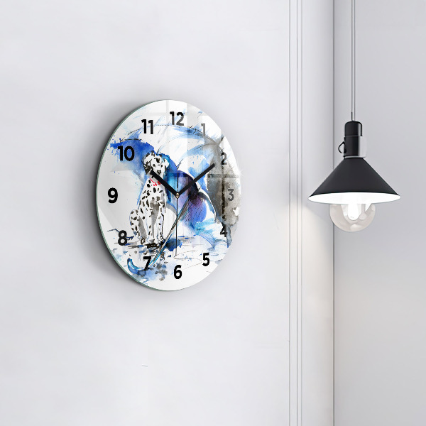 Orologio rotondo Dalmata e ombrello