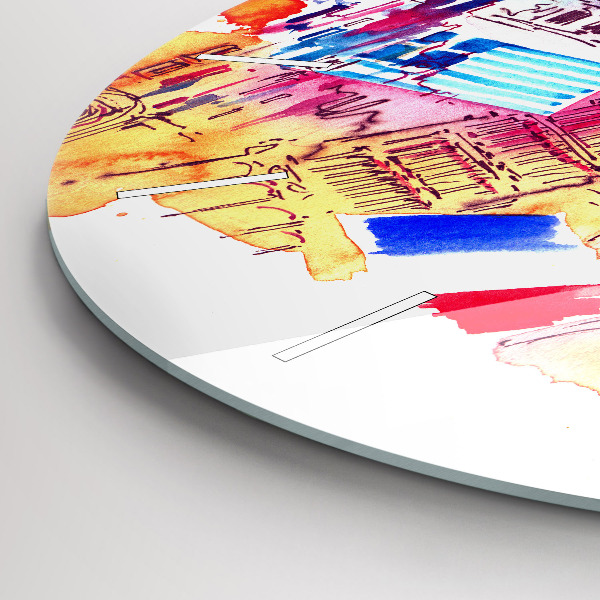 Orologio rotondo Paesi attraenti nel mondo