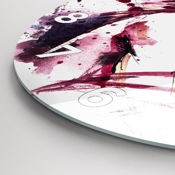 Orologio rotondo Astrazione degli amanti