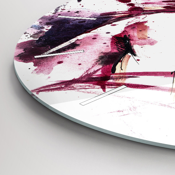 Orologio rotondo Astrazione degli amanti