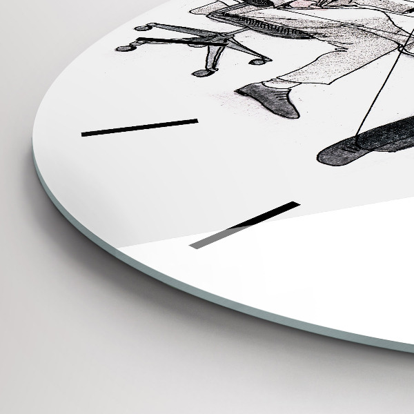 Orologio rotondo Persone burattinaie