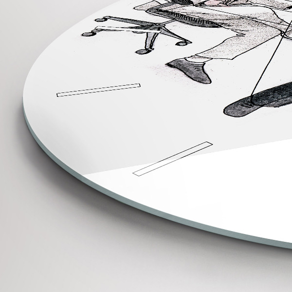 Orologio rotondo Persone burattinaie