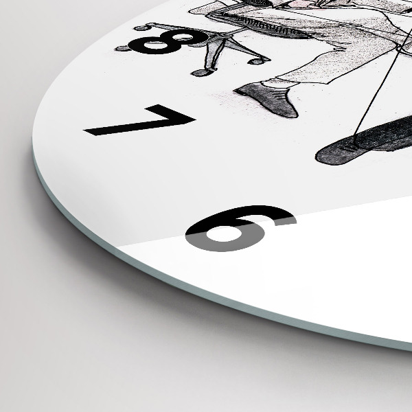 Orologio rotondo Persone burattinaie