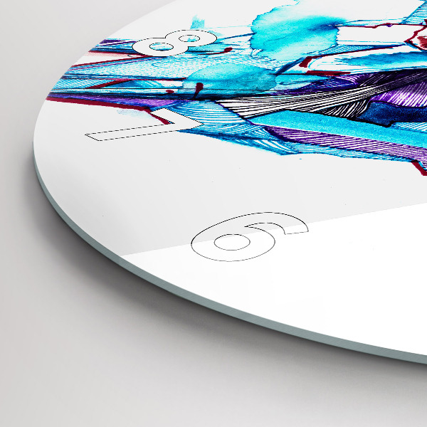 Orologio rotondo Sciatore