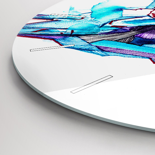 Orologio rotondo Sciatore