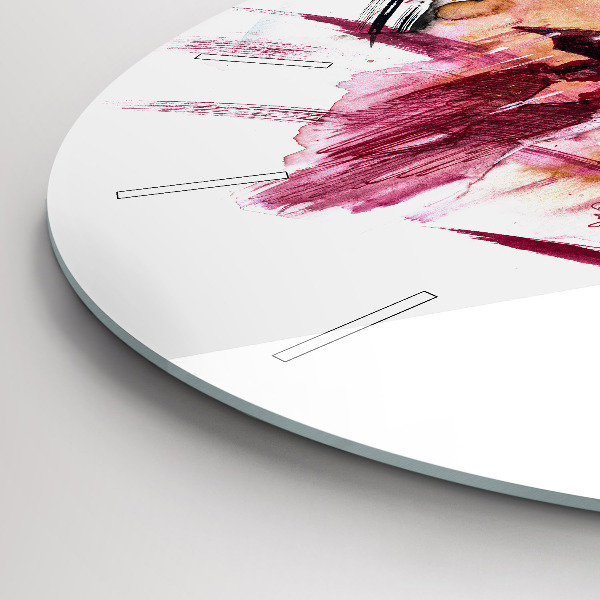 Orologio rotondo Coppia romantica