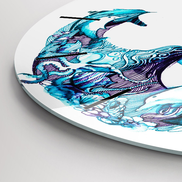 Orologio rotondo Ancora galleggiante