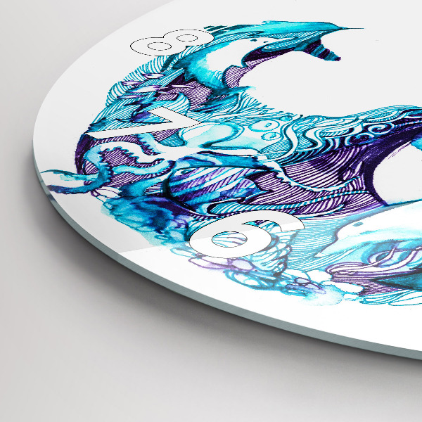 Orologio rotondo Ancora galleggiante