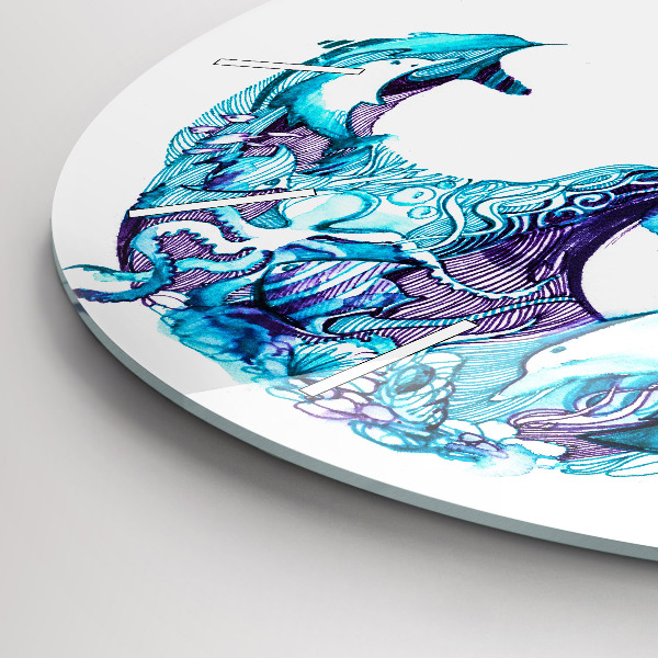 Orologio rotondo Ancora galleggiante