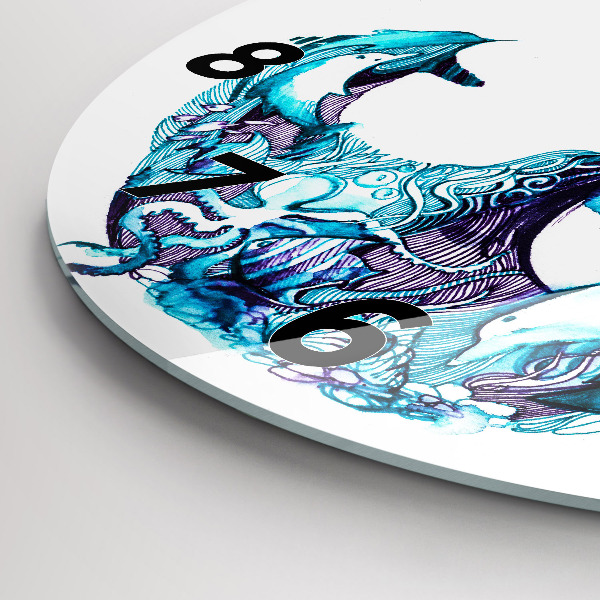 Orologio rotondo Ancora galleggiante