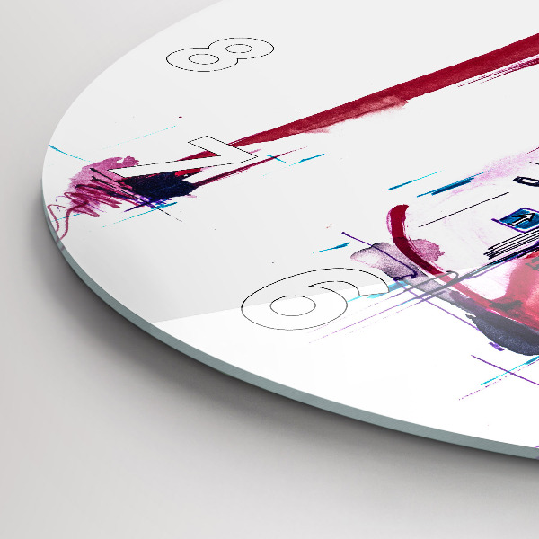 Orologio rotondo Tacco rosso