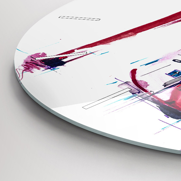 Orologio rotondo Tacco rosso