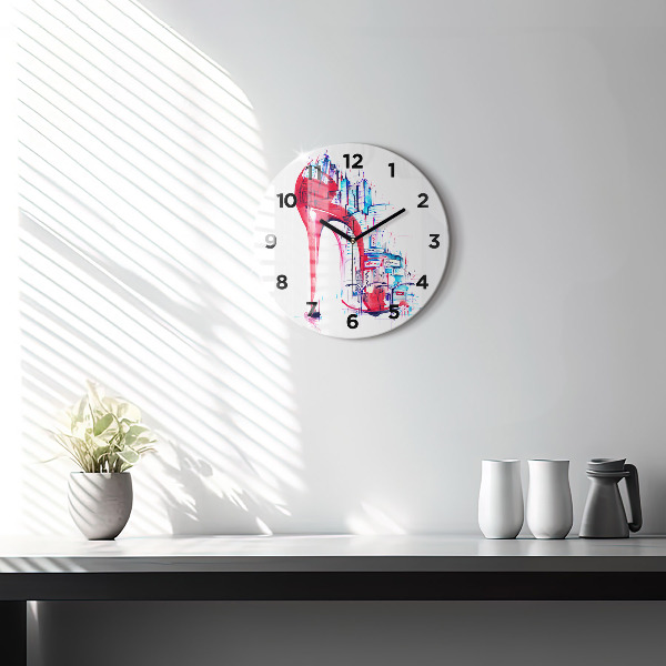 Orologio rotondo Tacco rosso