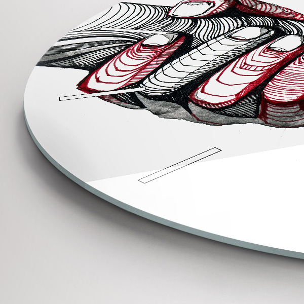 Orologio rotondo Tenersi per mano