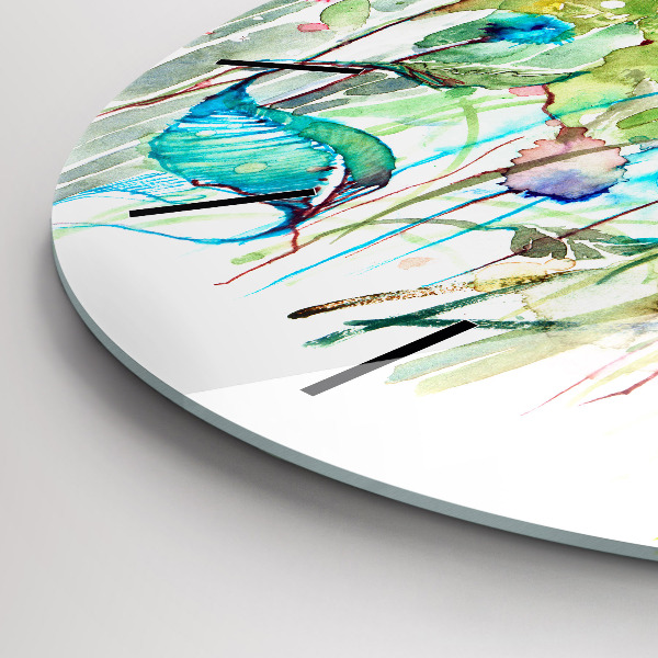 Orologio rotondo Fiori nel prato